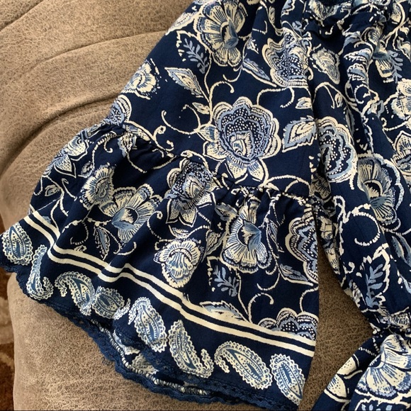 Angie Girls Shorts Romper Bell Sleeves S - Picture 4 of 4